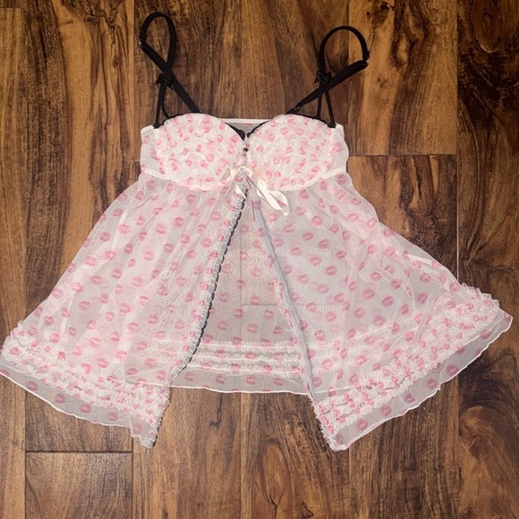Victoria’s Secret Padded Ribbon Teddy - Picture 1 of 8